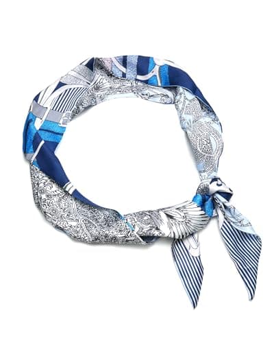 rgwtgkyh Silk Nautical Scarf Belt for Women Dark Blue Soft Decorative Waist Sash for Jeans Elegant Formal Prom Dress Waistband Western Boho Accessory - Image 1