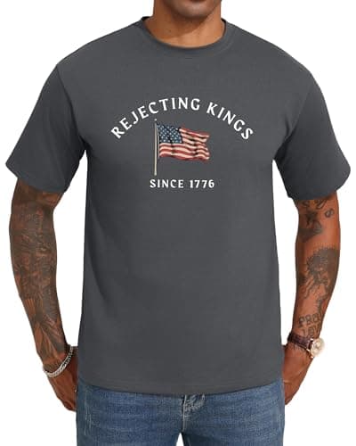 DISLANBO USA US Flag Patriotic 4th of July America T-Shirt - Image 1