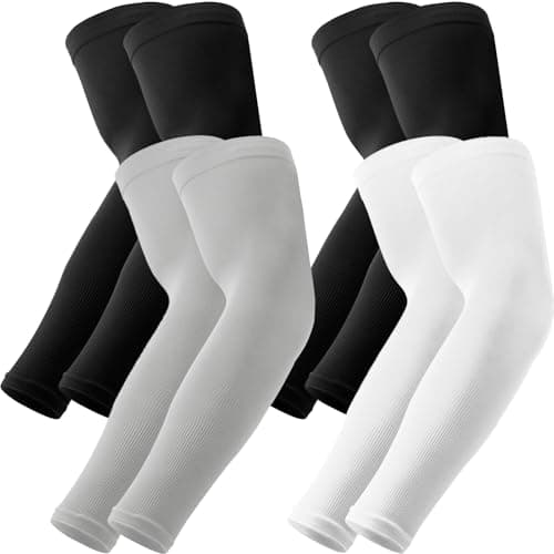 AXPYPXA Arm Sleeves for Men Women, UV Sun Protection Compression Cooling Summer Arm Sleeves for Volleyball Basketball Sports - Image 1