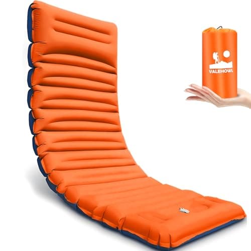 VALEHOWL 4" Thick Camping Sleeping Pad with Internal Straps, R4.0 Sleep Mat - Image 1