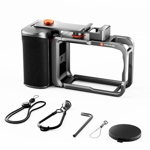 7RYMS 7RIG SC2 Metal Street Grip Kit for DJI Osmo Action 6, with Camera Cage, Handle Grip, Shutter Button, Quick Release, Cold Shoe Mount & 1/4" Thread,Action Camera Accessories for DJI Action 6 - Image 1