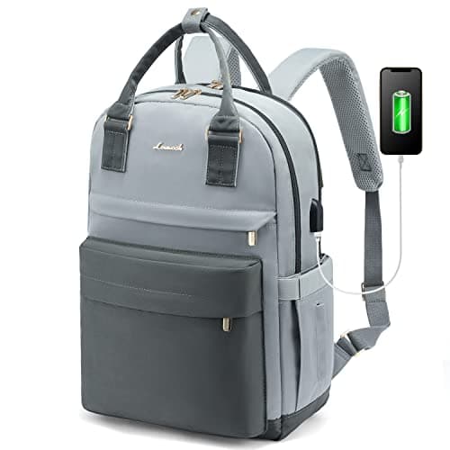 LOVEVOOK Laptop Backpack for Women 15.6 Inch Laptop Bag with USB Port, Fashion Waterproof Backpacks Teacher Nurse Stylish Travel Bags Vintage Daypacks Bookbag for College School Work - Image 1