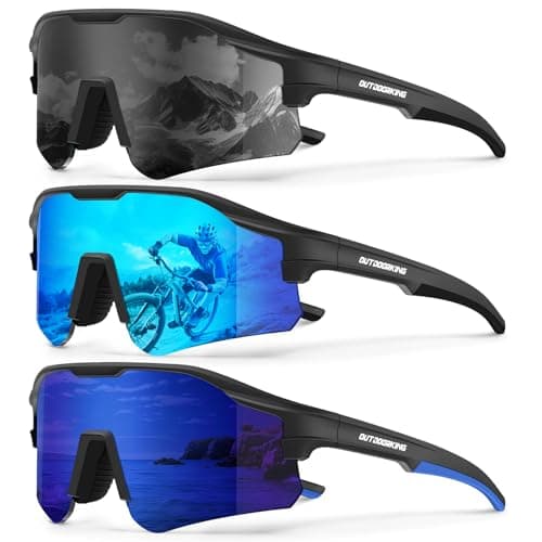 KALIYADI Mens-Sunglasses Polarized Running-Sunglasses: Sports Sun Glasses Men Women UV400 Protection for Cycling Fishing - Image 1