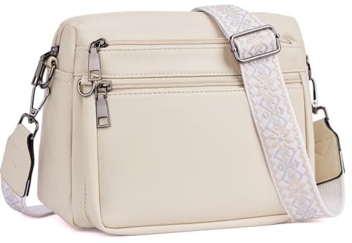 ATERITSSI Crossbody Purses for Women Trendy,Vegan Leather Crossbody Bags,Cell Phone Camera Shoulder Handbags with Card Slots - Image 1