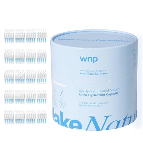 WNP Hyaluronic Acid Serum 3% for Face with 4D Multi-Layer Hydration | Ultra Hydrating Anti-Aging Serum | Moisturizer for Dry & Sensitive Skin | Pre-Makeup Skincare | Single-Use Vials 100PCS - Image 1