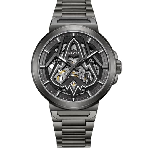FIYTA Intergalactic Series Stainless Steel Mechanical Automatic Watch with Circle Case and Stainless Steel Strap for Men - Image 1