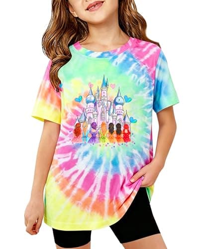 Magic Kingdom Shirts for Girls Oversized Magical Castle Birthday T-Shirt Kids Cute Holiday Family Vacation Trip Tee - Image 1