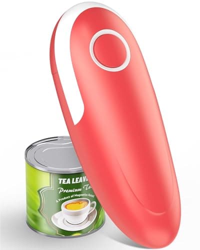 2026 Upgraded Electric Can Opener Fits All Can Sizes, Food Safe Smooth Edge Automatic Can Opener for Kitchen, Battery Operated Kitchen Gadget for Seniors, Arthritis and Home Chefs