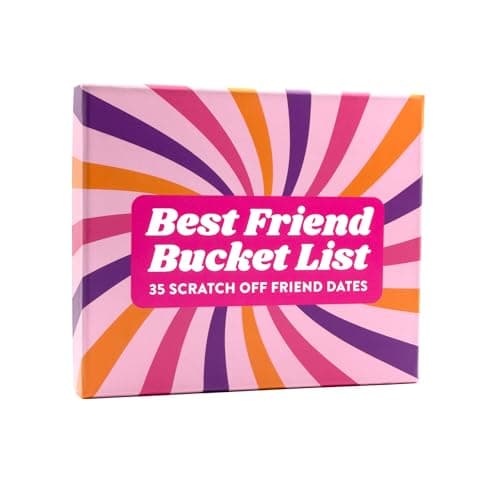 Happy Duo Best Friend Bucket List 35 Scratch Off Cards for Friends – Fun Adventure Date Ideas for Women, Besties & BFFs – Friendship Gift for Birthdays - Image 1