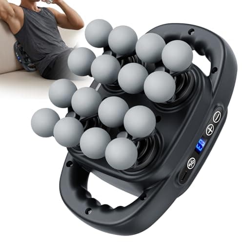 Jogfit 16 Head Massage Gun Deep Tissue with 3 Modes & 30 Intensities, Silent Muscle Massage Gun for Back,Shoulders, Legs, Foot, Body Muscle Pain Relief - Image 1