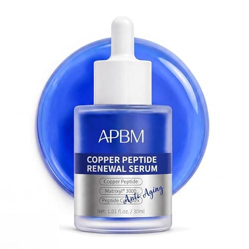 APBM Copper Peptide Serum for Face | GHK-Cu + Matrixyl 3000 + Hyaluronic Acid | Anti-Aging Firming Serum for Fine Lines, Wrinkles & Loss of Elasticity | 1.01 fl oz - Image 1