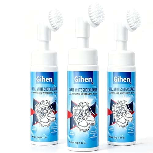 Gihen Shoe Cleaner Kits (9.17 oz), Water-Free Foam Shoe Cleaner with Shoe Brush and Shoe Cloth, Sneaker Care - Image 1