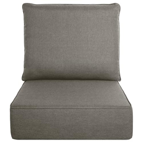 Opohoro Luxury Outdoor Seat Cushion Set-22 x 24 x 6 Inch Outdoor Chair Cushions with Water Resistant & Removable Cover Outdoor Cushions for Patio Furniture Chair Sofa Couch - Image 1