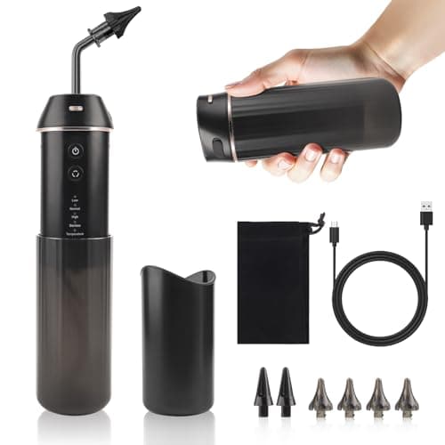 Berrcom Ear Wax Removal Kit with Sanitizing Mode & Wastewater Recovery - Electric Ear Cleaner Irrigation System, 6 Nozzles with 3 Safe Pressure Modes, One-Piece Tank IPX7 Waterproof USB-C - Image 1