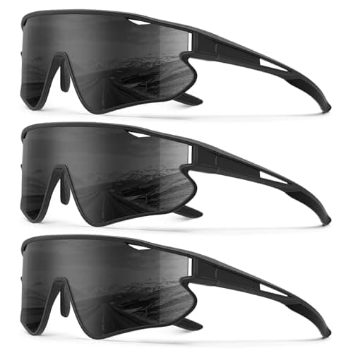 KALIYADI Mens-Sunglasses Polarized Sports Sunglasses: Cycling Sun Glasses Women UV400 Protection for Running - Image 1