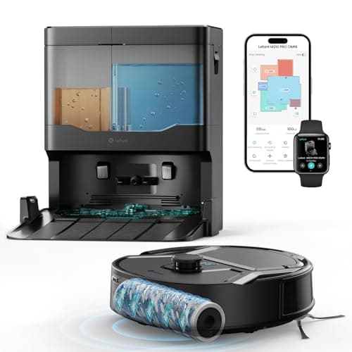 Lefant Robot Vacuum and Mop, 20000Pa Strong Suction, Self-Cleaning Roller Mop with Auto Drying, LiDAR Navigation & Obstacle Avoidance, Tangle-Free Pet Hair, Slim, 800ml Dustbin, 5G WiFi, M210 Pro OMNI - Image 1