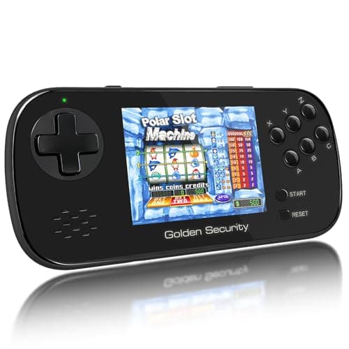 Handheld Game for Kids, 3.5" Large Screen Preloaded 156 HD Classic Retro Video Games, Portable Gaming Player with Rechargeable Battery , Mini Arcade Electronic Toy Gifts for Boys Girls (Black) - Image 1