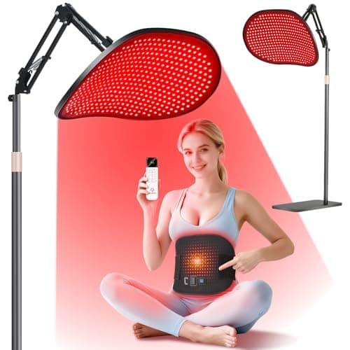 Astarexin Red Light Therapy for Face Body, 2-in-1 Infrared 432 LEDs Light Therapy with 660nm & 850nm Near Redlight Device Large Panel with Wireless Remote Stand Timer - Image 1