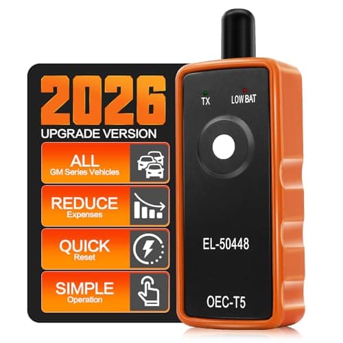 TPMS Relearn Tool for Car Tire Sensor, FIRSTOOL EL-50448 TPMS Reset Tool Tire Sensor Programmer, OEC-T5 TPMS Programming Tool Tire Pressure Sensor Reset Tool for GM Series Vehicles 2006-2026 - Image 1