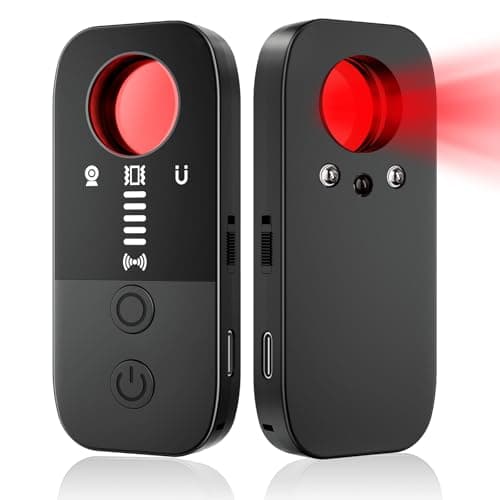 camgyeum Hidden Cameras Detectors, RF Signal Detector Privacy Pen, Camera Finder Bug Scanner with 4 Sensitivity Levels, GPS Tracker for Travel Hotel Office - Image 1