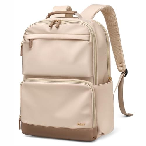 LABOMO Laptop Backpack for Women Men 16 Inch Laptop Bookbag Waterproof Bags Computer Adult Backpacks Business Daily Purse Bag with Laptop Compartment - Image 1