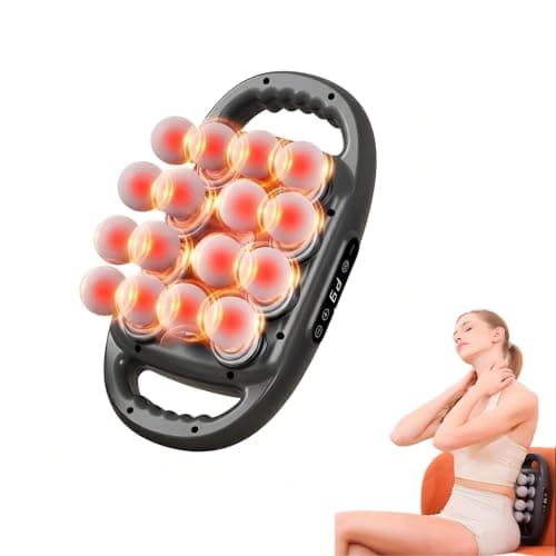 shupti 16 Head Massage Gun, Deep Tissue Percussion Massager with 99 Intensity Levels for Neck, Back, Shoulders, Legs Pain Relief & Recovery