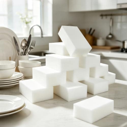 Extra Thick Melamine Foam Sponges, 10 Pack - Image 1