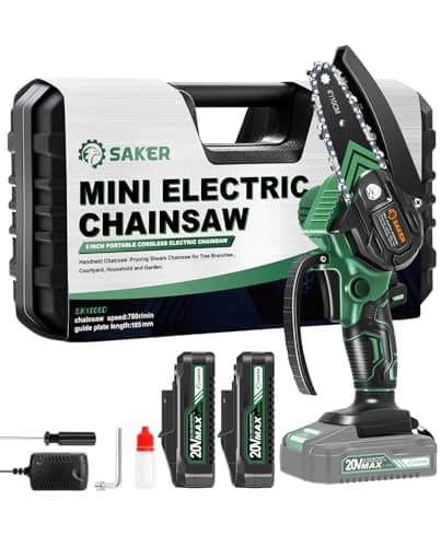 Saker Mini Chainsaw,2026 New Upgrade Electric Chainsaws,Portable Chain Saw Cordless Battery Powered,Small Handheld Chain Saws Pruning Shears Saw for Wood Tree Branches,Courtyard and Garden - Image 1