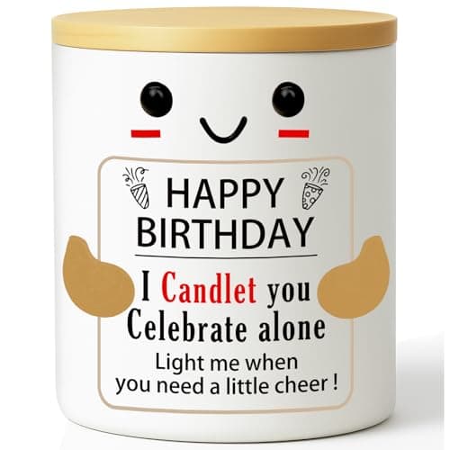 Happy Birthday Candle, Happy Birthday Gifts for Women and Men, Mom, Dad, Sister, Teacher, Friends, Wife, Husband, Coworker, Fun Gift Ideas for 30th, 40th, 50th and 60th Birthdays Party Decor - Image 1
