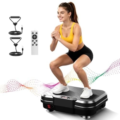 NXSCI Vibration Plate Exercise Machine, Vibration Plate for Lymphatic Drainage Weight Loss, 250 Speed Levels Shake Plate with Bluetooth, 400 Lbs Capacity Full Body Workout for Home Office Gym - Image 1