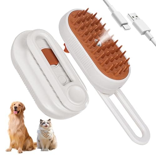 Pet Steam Brush – Rechargeable Spray Comb for Shedding & Massage - Image 1