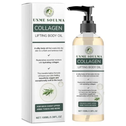 UNME SOULMA Collagen Oil, Collagen Lifting Body Oil, Firming Oil for Skin Tightening & After Shower Moisturizing, 3.38 Fl Oz - Image 1