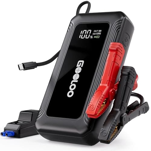 GOOLOO G7 3000A Jump Starter with Built-in Cable,Portable Jump Starter for 45W Fast Charging,12V SuperSafe Lithium Jump Box, Battery Booster Pack Up to 8.5L Gas or 6.0L Diesel Engine - Image 1