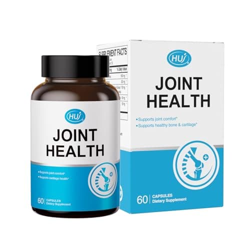 HUJ Joint Health Supplement - Joint Support Supplement for Women & Men with Boswellia & Glucosamine Sulfate 1500 mg - Supports Joint Comfort, Healthy Bones & Cartilage - 60 Capsules - Image 1