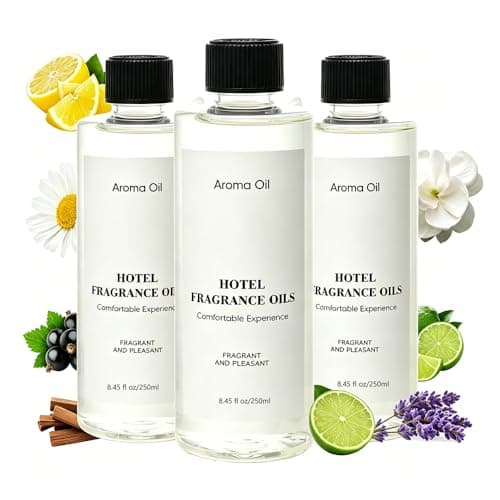 Gihen Hotel Diffuser Oil Refill Inspired by The Ritz-Carlton Hotel - 250 ml 8.45 fl oz -Aromatherapy Essential Oil- Lemon, Lavender & Wood Notes- Ideal for Ultrasonic and Waterless Diffusers - Image 1