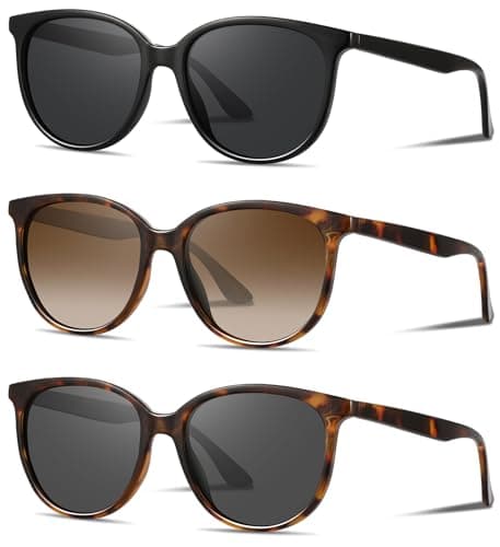 YMRFW Retro Polarized Sunglasses for Women Men Classic Vintage Style Trendy Shade UV400 Protection Lens - Image 1