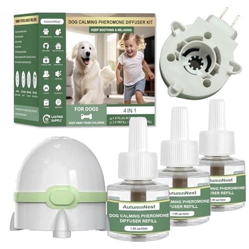 Dog Calming Pheromone Diffuser, Non-Toxic Care, 1 Plug-in + 3 Refills - Image 1