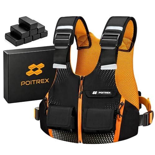 POITREX Weighted Vest Women - Adjustable Weighted Running Vest for Walking, Cardio & Strength Training, Comfortable Slim Fit Reflective Design for Home Gym, Workout & Exercise, Fitness Equipment Gift - Image 1