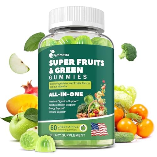 Femmetra 61-in-1 Supergreens Daily Gummies for Women and Men