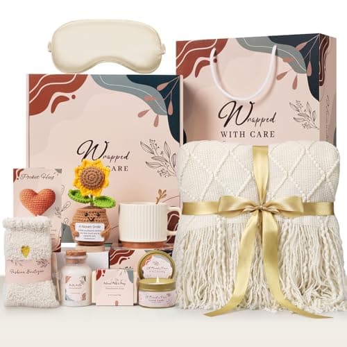 Gifts for Women, Birthday Gift Basket for Women, Self Care Package, Thinking of You and Get Well Soon Gifts Her, Best Friend, Sister, Mom - Image 1