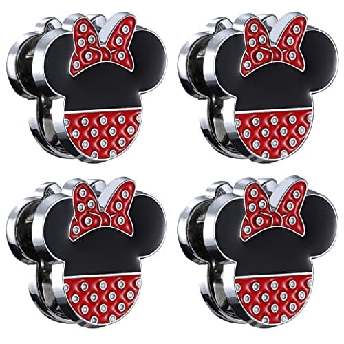Pangpai Car Hooks, Cute Rhinestones Car Organizer Interior Accessories, Dashboard Decorations Hook for Umbrellas, Grocery Bags, Handbag, Purse - 4 Pcs - Image 1