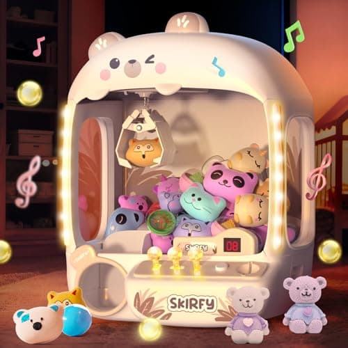 Skirfy Claws Machines for Kids Bear,Vending Machines Toys with Sound,Lights and Furbys for Girls,Arcades Games Toys for Ages 8-13,Birthday Party for 6 7 8 9 Year Old Boys Girls - Image 1
