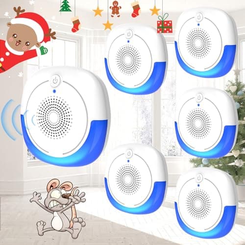 Ultrasonic Pest Repeller 6 Pack, 2026 Upgraded Indoor Electronic Plug in Pest Control for Mouse, Roach, Ant, Mosquito, Spider, Dual-Strength Ultrasonic Waves Deterrent for House Garage Kitchen - Image 1
