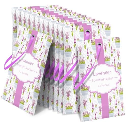 STRN Scented Sachets for Drawer and Closet, Lavender Scented Long-Lasting Sachets, 14 Packs for Home Fragrance, Small Space Air Freshener for Wardrobes - Image 1