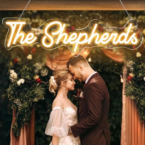 Personalized Custom Neon Sign - Handmade Acrylic Dimmable Wall Decor for Bedroom, Wedding & Birthday Party, Remote Control Brightness Adjustable Glowing Sign, Gift for Kids/Anniversaries - Image 1