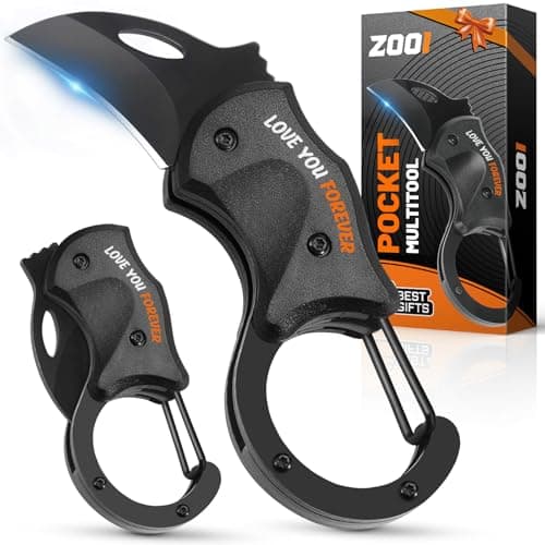 Valentines Day Gifts for Him, Pocket Carabiner Gadgets, Mens Valentines Gifts, Anniversary Birthday Gift for Men Dad Husband Him Grandpa, EDC Gadgets Tool Gift for Men - Image 1