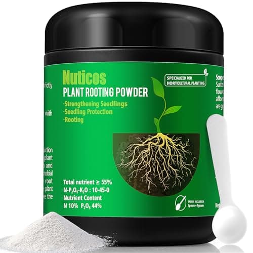 Rooting Powder (21.1 oz/600 g), Rooting Hormone for Plant Cuttings and Transplanting, Plant Starter and Transplanting Fertilizer, Ultra Concentrated - Yields 120 Gallons - Image 1