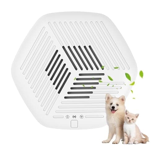 Cat Litter Deodorizer Rechargeable Air Purifier for Litter Box Pet Odor eliminator for Dogs Quiet Air Freshener Kitchen Bedroom Air Ionizers with Negative Ion Mode Home Ozone Wardrobes Cabinets - Image 1