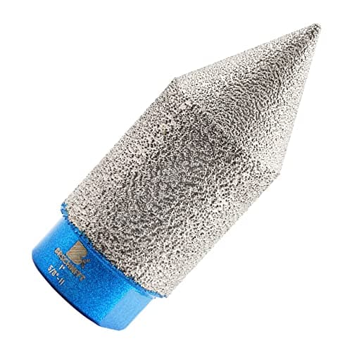 Diamond Beveling Chamfer Bit,Diamond Finger Milling Bits,BRSCHNITT 0-1" (0-25mm) with 5/8-11 Thread for Enlarging Shaping Existing Holes of Porcelain Tile Ceramic Marble Granite Countertop - Image 1
