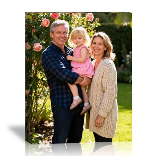 HHTCMM Custom Canvas Prints with Your Photos for Pet, Canvas Pictures for Framed Wall Art for your Pets Baby Family (11“Lx14”W) - Image 1